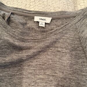 Vince Heathered Gray long sleeves shirt